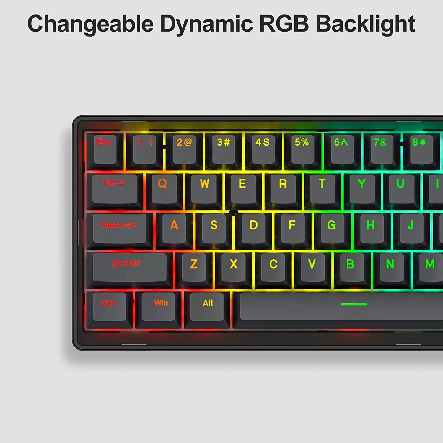 NPET K10 Wired Gaming Keyboard, LED Backlit, Spill-Resistant Design, Multimedia Keys, Quiet Silent USB Membrane Keyboard for Desktop, Computer, PC (Black)