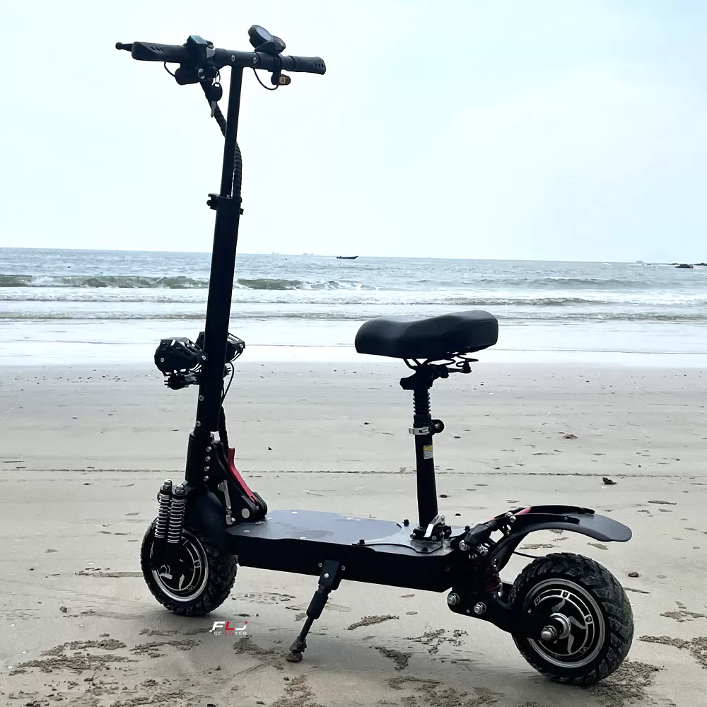 (š„Limited Time Sale) T4 10inch 2400W E Scooter with Off Road Tire Foldable Dual Motor Electric scooter