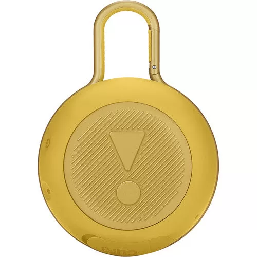 JBL Clip 3 Portable Bluetooth Speaker (Mustard Yellow)