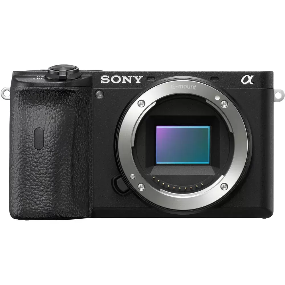 Alpha a6600 Mirrorless Digital Camera | Body Only with Video Bundle: Includes – Sandisk Extreme Card, Spare NPFZ100 Battery, Charger for NPFZ100, and 12 inch tripod
