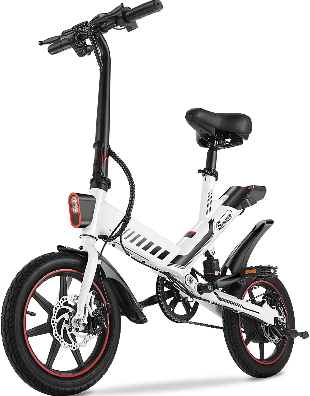 Sailnovo Electric Bike, Electric Bicycle with 18.5mph Electric Bikes for Adults Teens E Bike with Pedals, 14