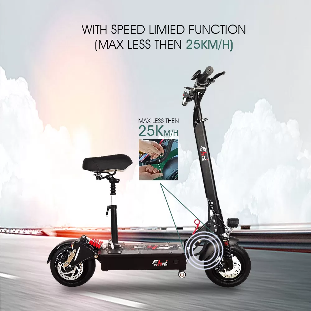 (ð¥Limited Time Sale) SK1 10inch Electric Scooter with 48V 25-35ah battery Portable Easy Folding kick scooter