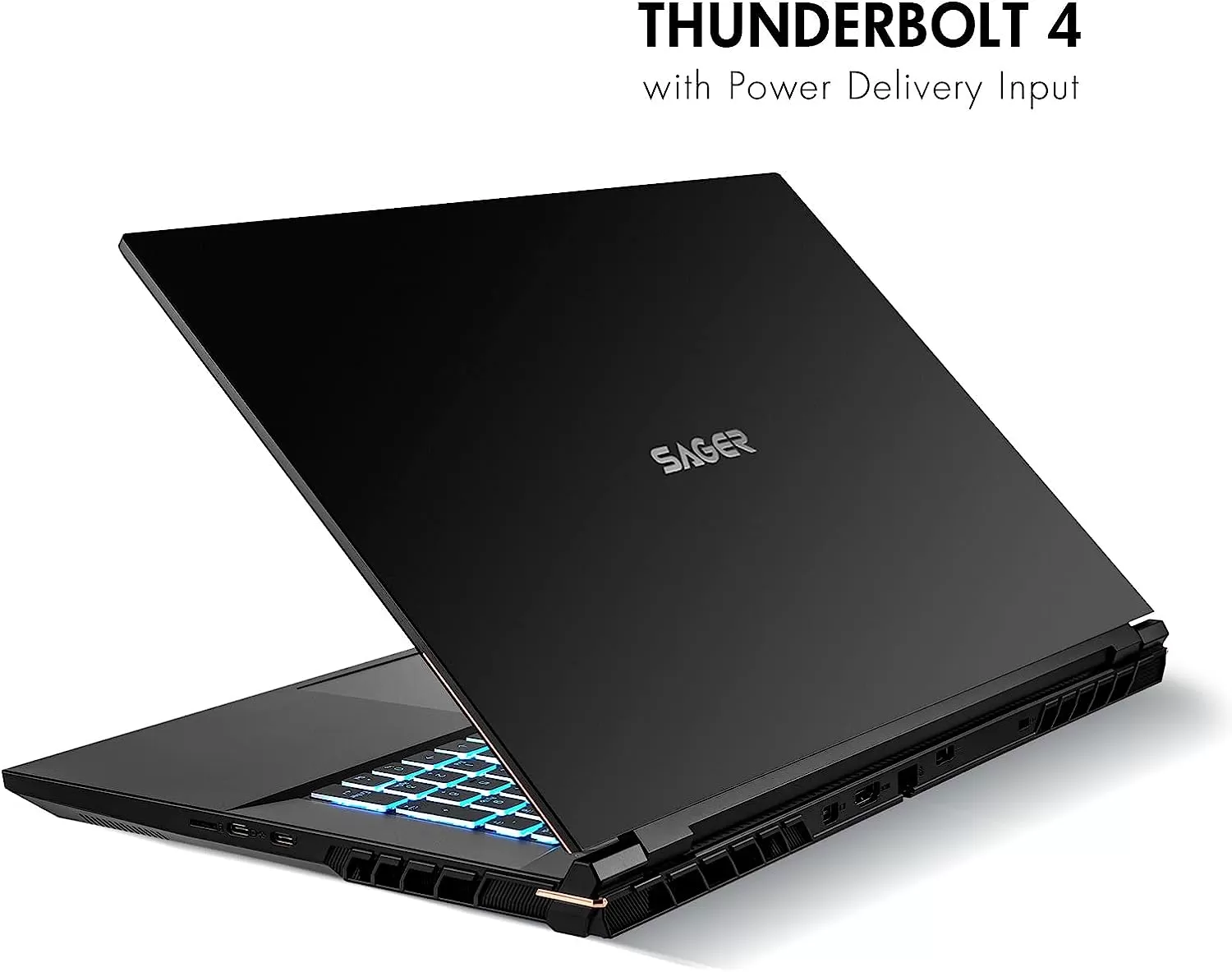 Sager 2023 NP8875E Gaming Laptop, 17.3 Inch QHD 240Hz 100% DCI-P3 G-Sync, Intel i9-13900HX, RTX 4070 8GB, 64GB RAM, 2TB Gen4 NVMe SSD, Win 11
