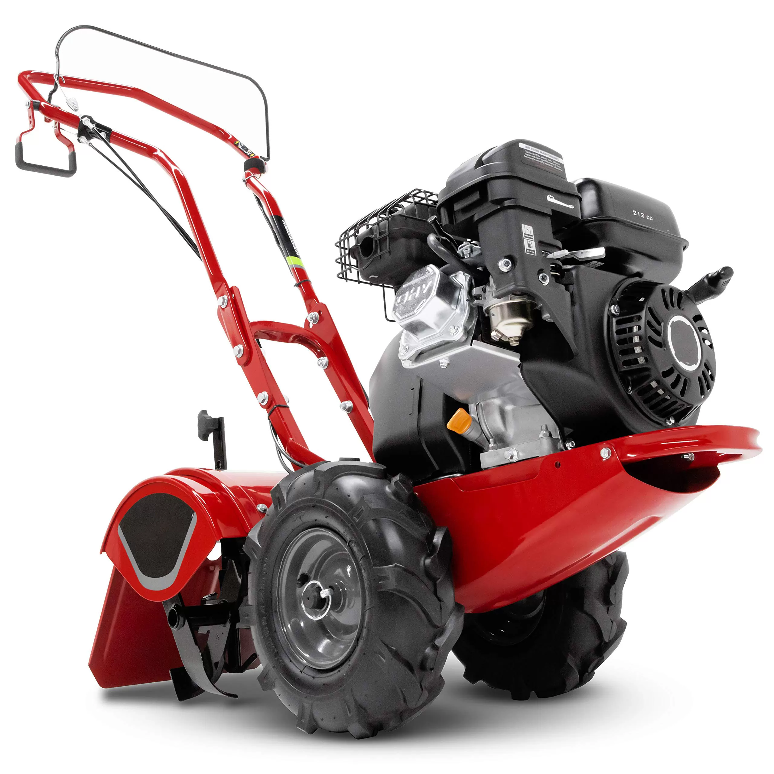 🔥Big Sale Today🔥Rear Tine Tiller, Powerful 209cc 4-Cycle Viper Engine, Rugged Bronze Gear Transmission, Counter-Rotating Tines, Instant Reverse, Pneumatic Wheels