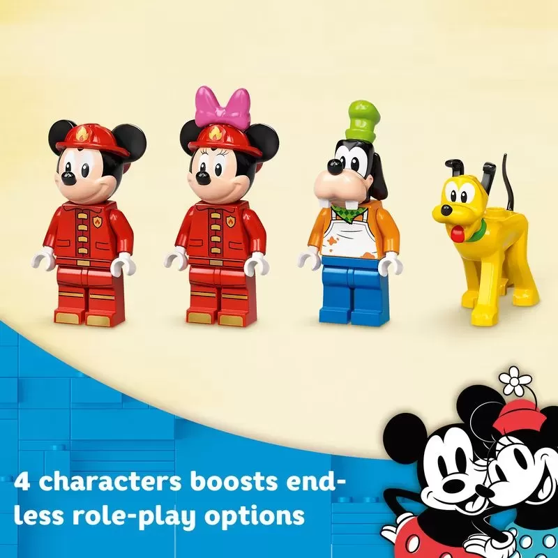 10776 MICKEY & FRIENDS FIRE STATION & TRUCK