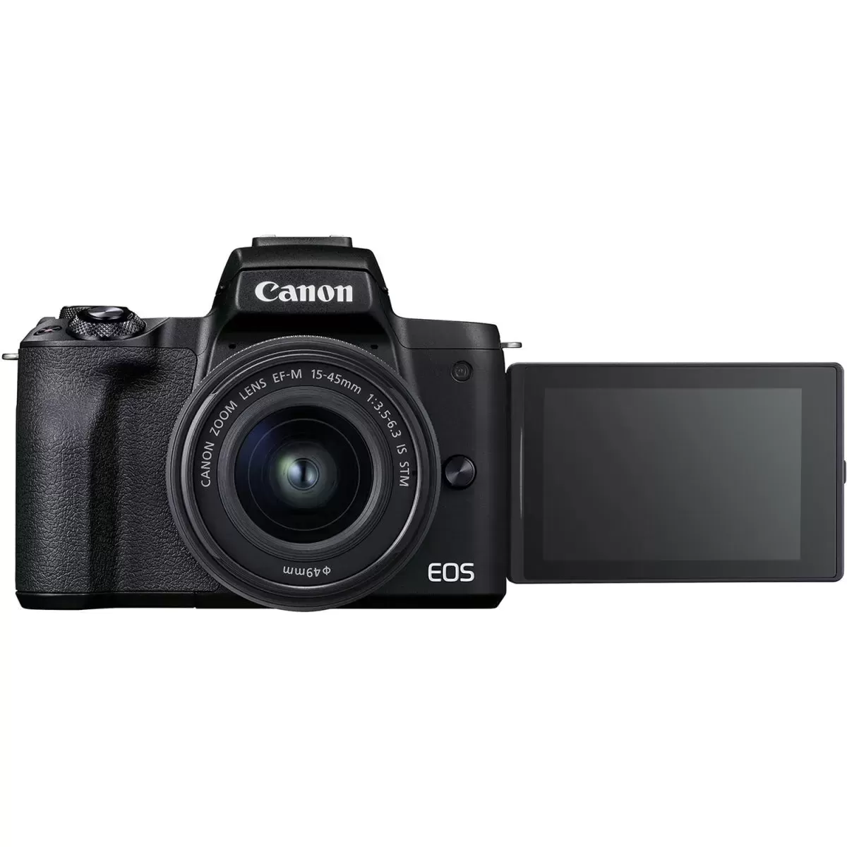Canon EOS M50 Mark II Mirrorless Digital Camera (Body Only, Black) with 64GB Extreme SD Memory Card, HG-100TBR Tripod Grip and Canon Camera Bag