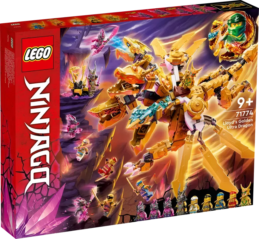 71774 NINJAGO LLOYD'S GOLDEN ULTRA DRAGON