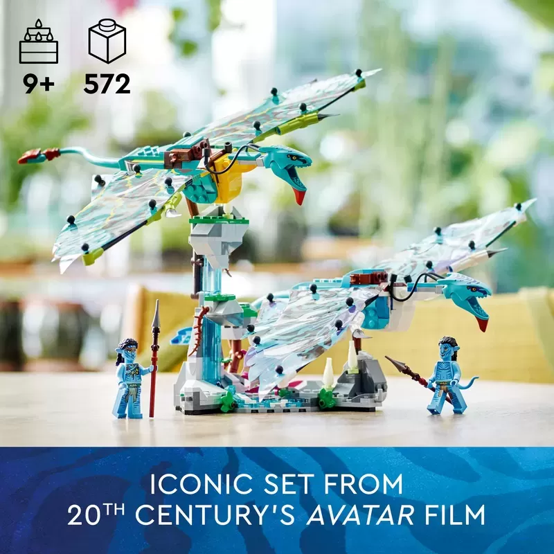 ® 75572 AVATAR JAKE & NEYTIRIS FIRST BANSHEE FLIGHT BUILDING TOY SET
