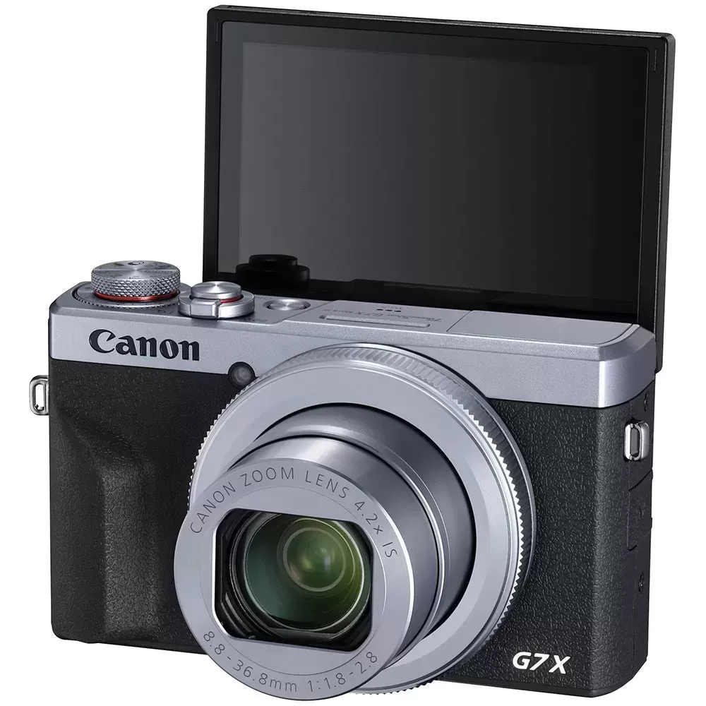 Canon PowerShot G7 X Mark III Digital Camera | Silver w/ 32GB Memory and Striker Essential Bundle
