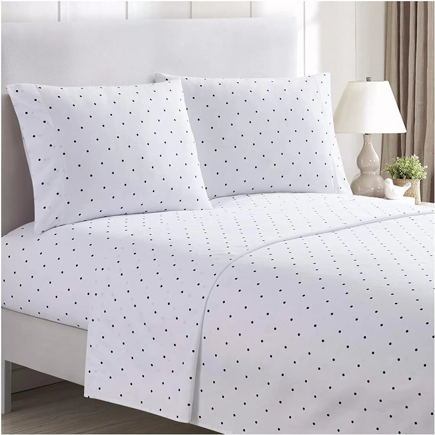 Brushed Microfiber Hypoallergenic 4 pcs Bedsheet Set