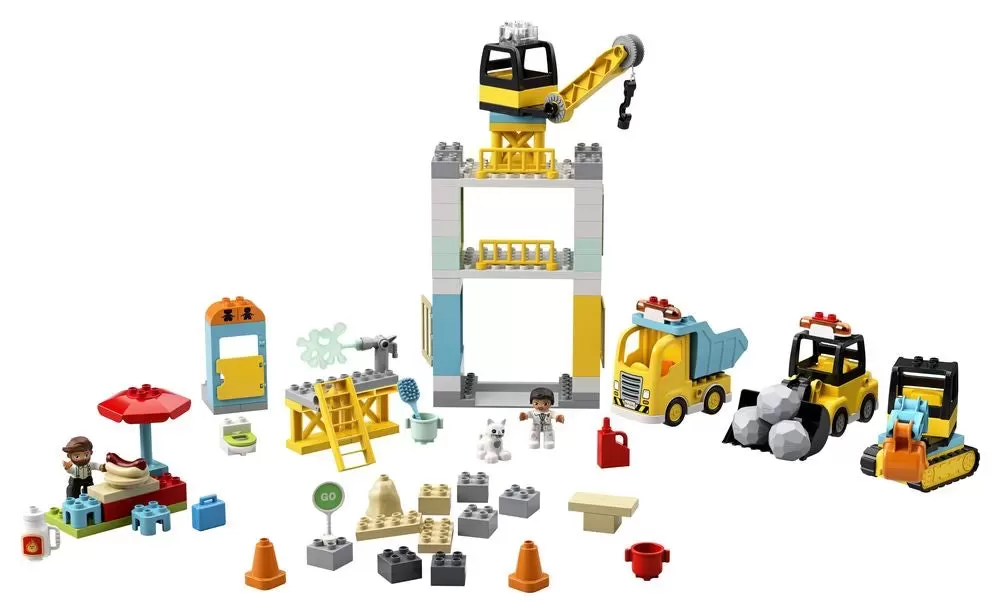 10933 DUPLO TOWER CRANE AND CONSTRUCTION