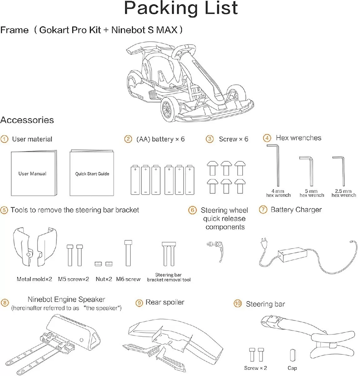 Outdoor Race Pedal Go Karting Car for Kids and Adults, Adjustable Length and Height