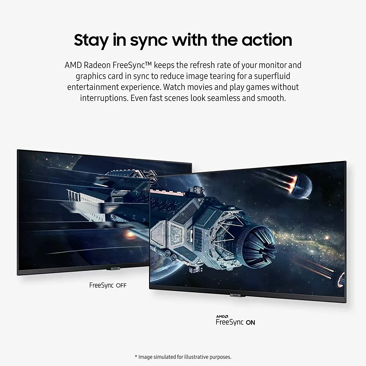 34-Inch ViewFinity S50GC Series Ultra-WQHD Monitor, 100Hz, 5ms, HDR10, AMD FreeSync, Eye Care, Borderless Design, PIP, PBP, LS34C502GANXZA, 2023