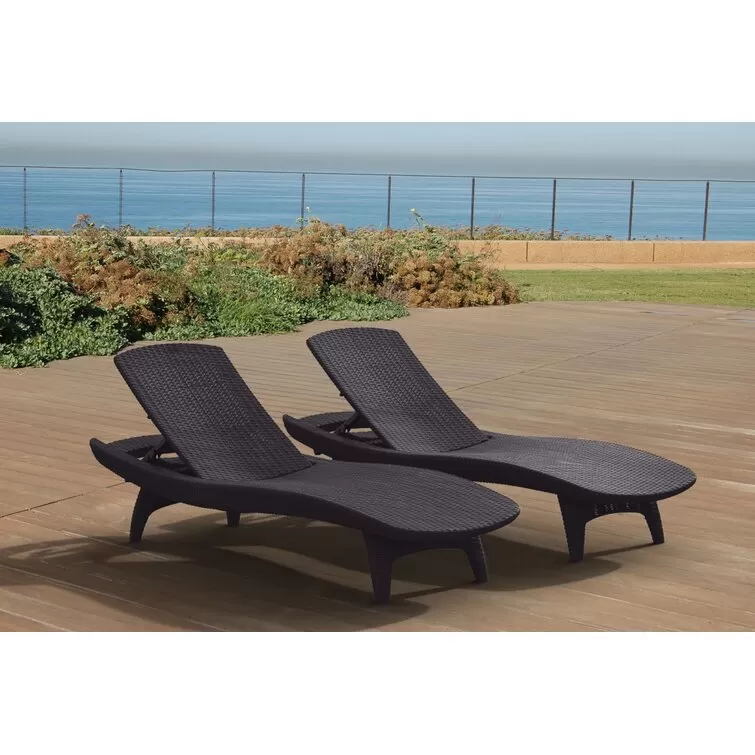 Outdoor Chaise Lounge (Set of 2)