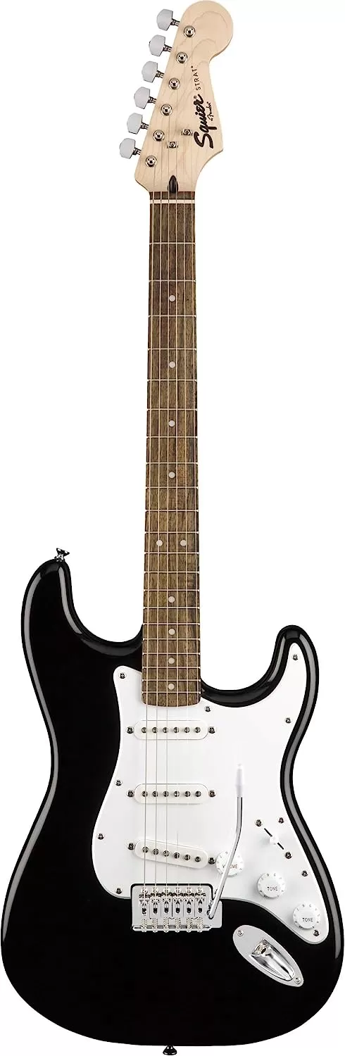 Fender Squier Stratocaster - Sunburst Bundle with Frontman 10G Amp, Gig Bag, Instrument Cable, Tuner, Strap, Picks, Fender Play Online Lessons, Instructional Book, and Austin Bazaar Instructional DVD
