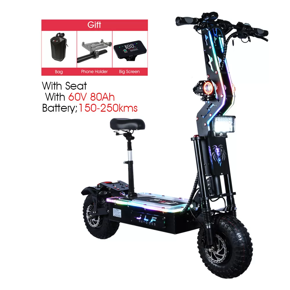 (ð¥Limited Time Sale) E2 14inch 8000W best off road electric scooter with mobility powerful electric scooter
