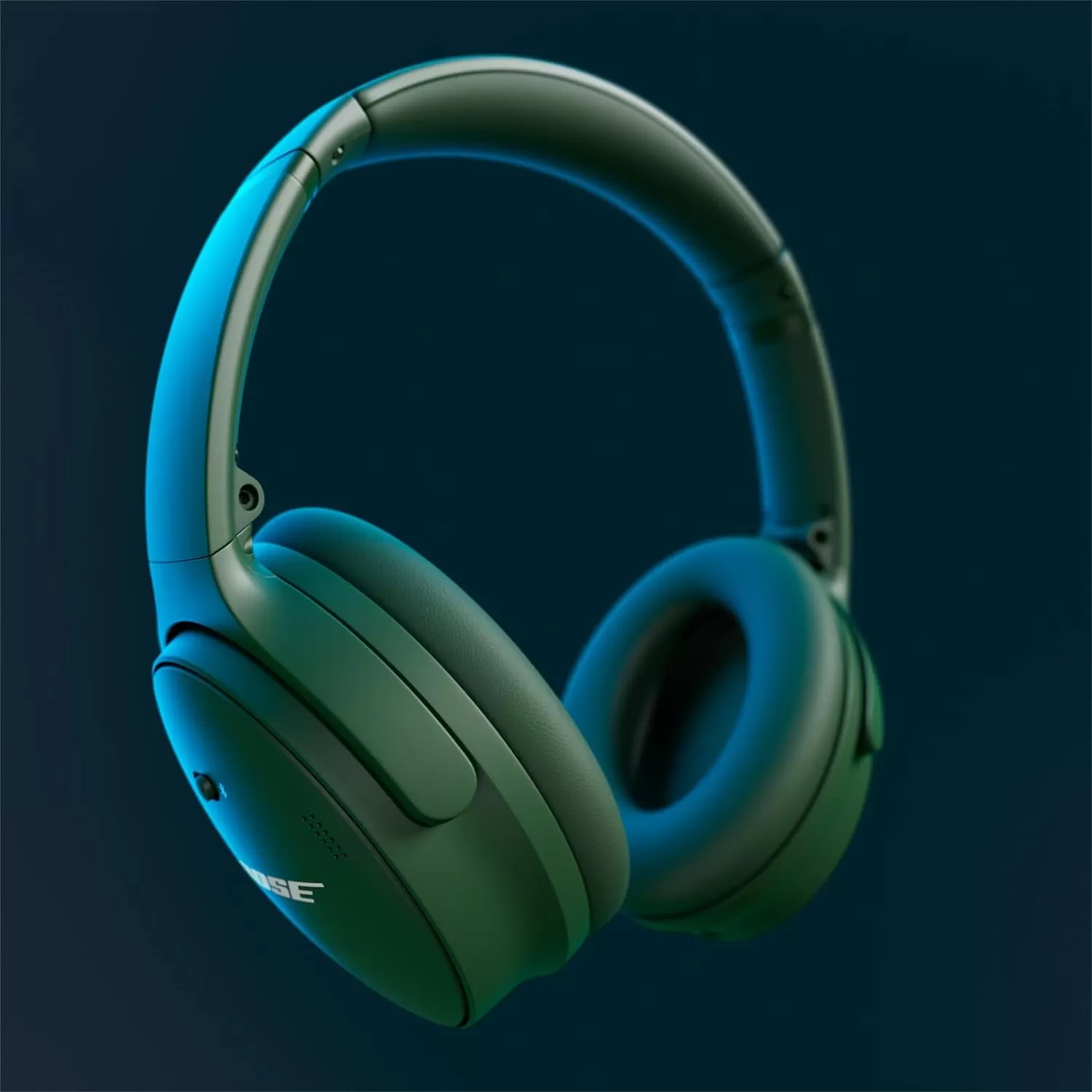 NEW Bose QuietComfort Wireless Noise Cancelling Headphones, Bluetooth Over Ear Headphones with Up To 24 Hours of Battery Life, White Smoke