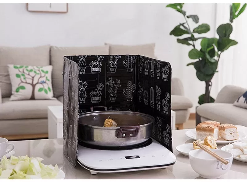 Aluminum Foldable Kitchen Gas Stove Baffle Plate