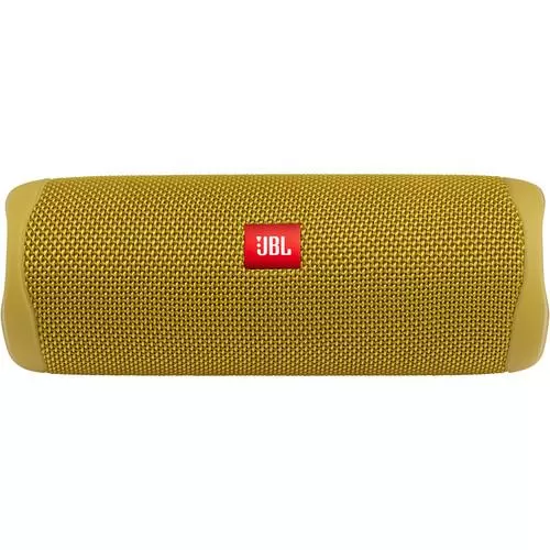 JBL Flip 5 Waterproof Bluetooth Speaker (Mustard Yellow)