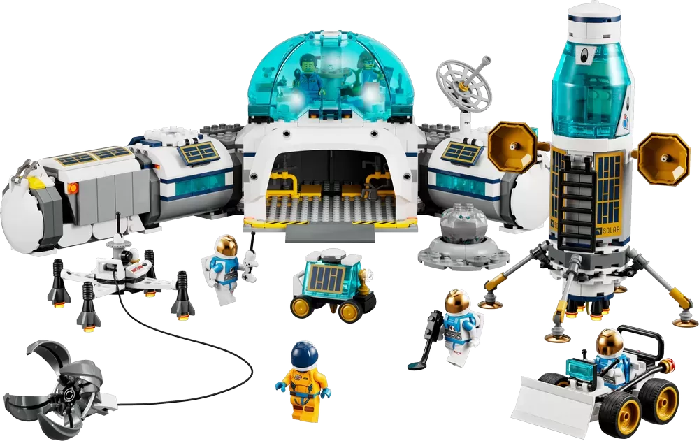 CITY LUNAR RESEARCH BASE 60350 BUILDING KIT