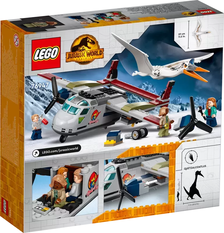 JURASSIC WORLD QUETZALCOATLUS PLANE AMBUSH 76947 BUILDING KIT
