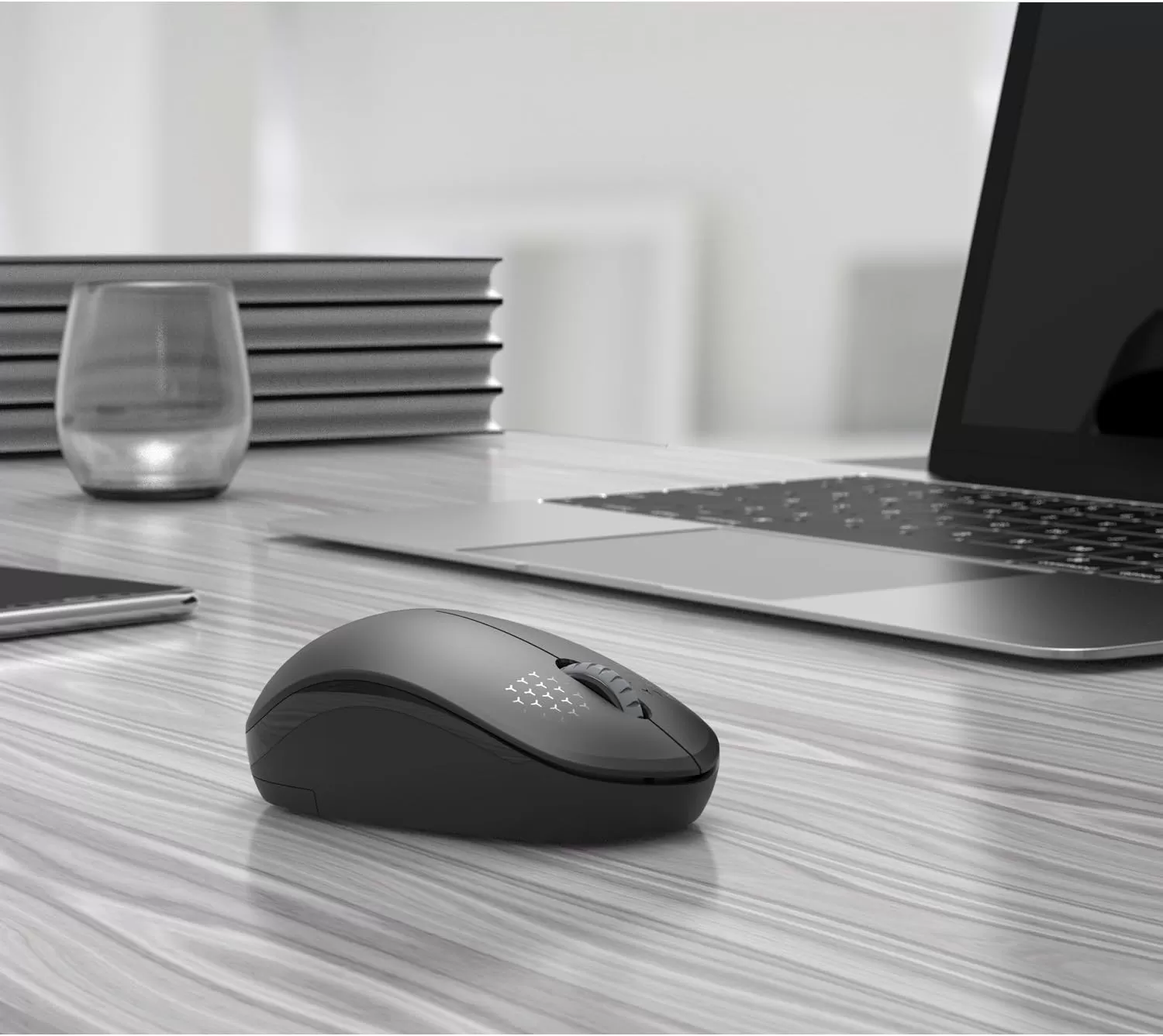 seenda Wireless Mouse, 2.4G Noiseless Mouse with USB Receiver - Portable Computer Mice for PC, Tablet, Laptop with Windows System - Mint Green