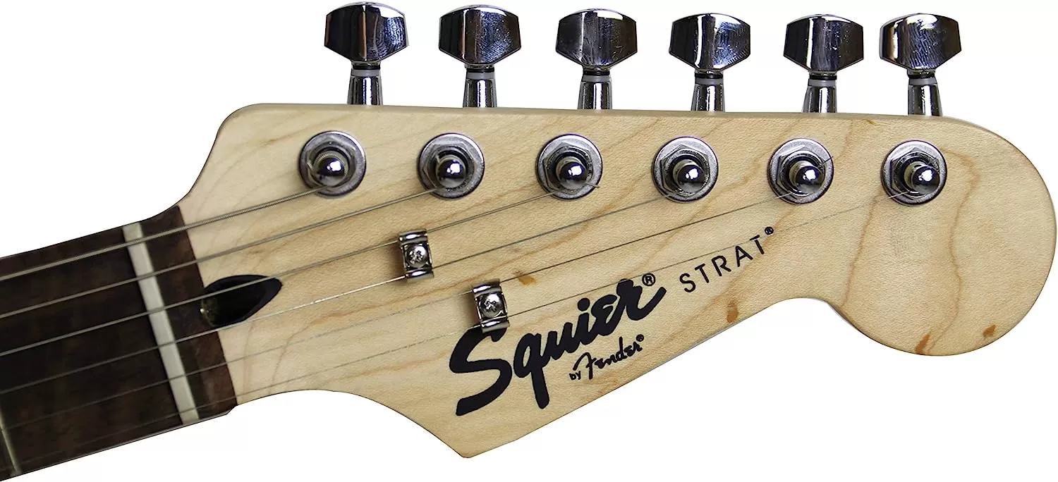 Fender Squier Stratocaster - Sunburst Bundle with Frontman 10G Amp, Gig Bag, Instrument Cable, Tuner, Strap, Picks, Fender Play Online Lessons, Instructional Book, and Austin Bazaar Instructional DVD