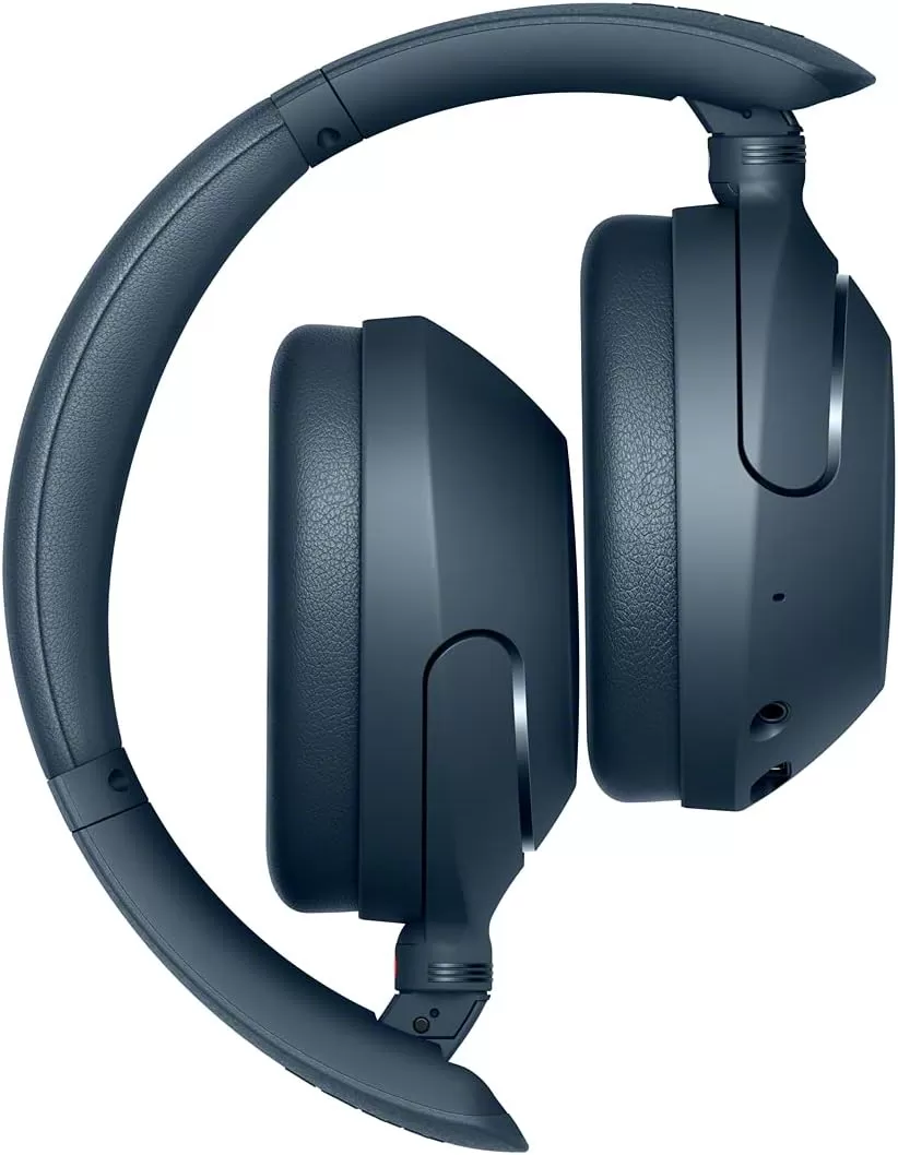 Sony WH-XB910N Extra BASS Noise Cancelling Headphones, Wireless Bluetooth Over The Ear Headset with Microphone and Alexa Voice Control, Blue (Amazon Exclusive)