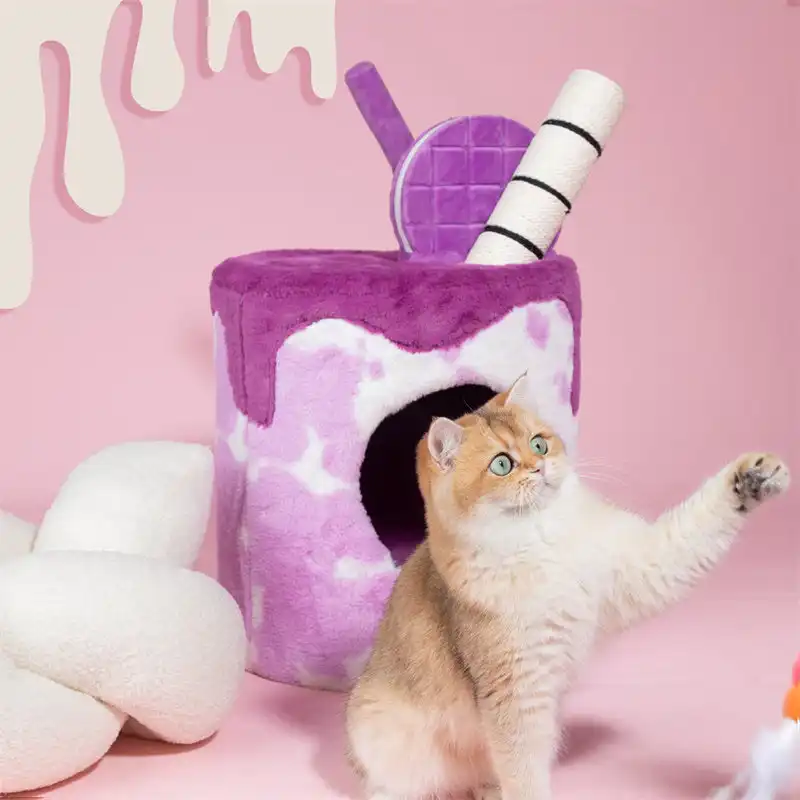Taro Milk Tea Cat Tree