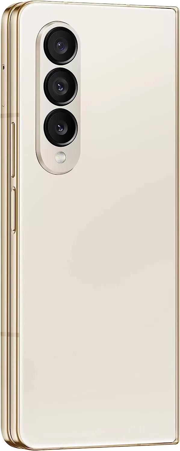 Galaxy Z Fold 4 Cell Phone, Factory Unlocked Android Smartphone, 256GB, Flex Mode, Hands Free Video, Multi Window View, Foldable Display, S Pen Compatible, US Version, 2022, Beige