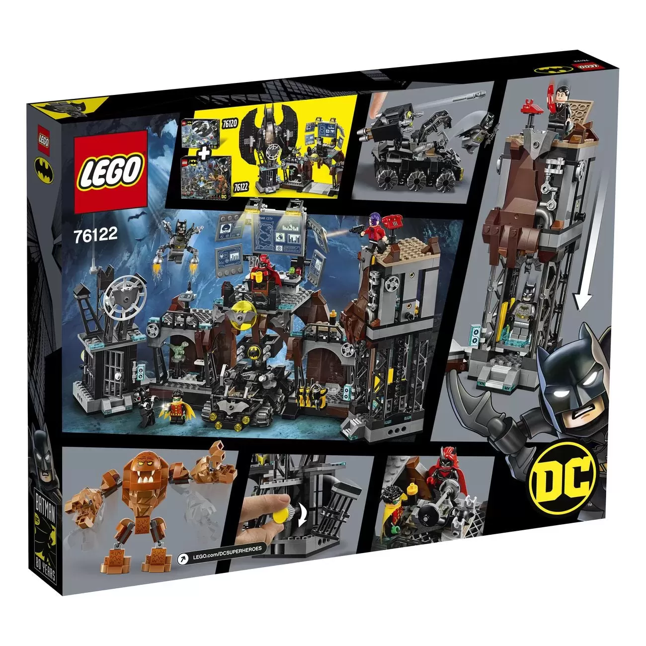 76122 DC SUPER HEROES BATCAVE CLAYFACE INVASION