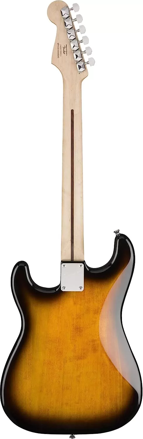 Fender Squier Stratocaster - Sunburst Bundle with Frontman 10G Amp, Gig Bag, Instrument Cable, Tuner, Strap, Picks, Fender Play Online Lessons, Instructional Book, and Austin Bazaar Instructional DVD