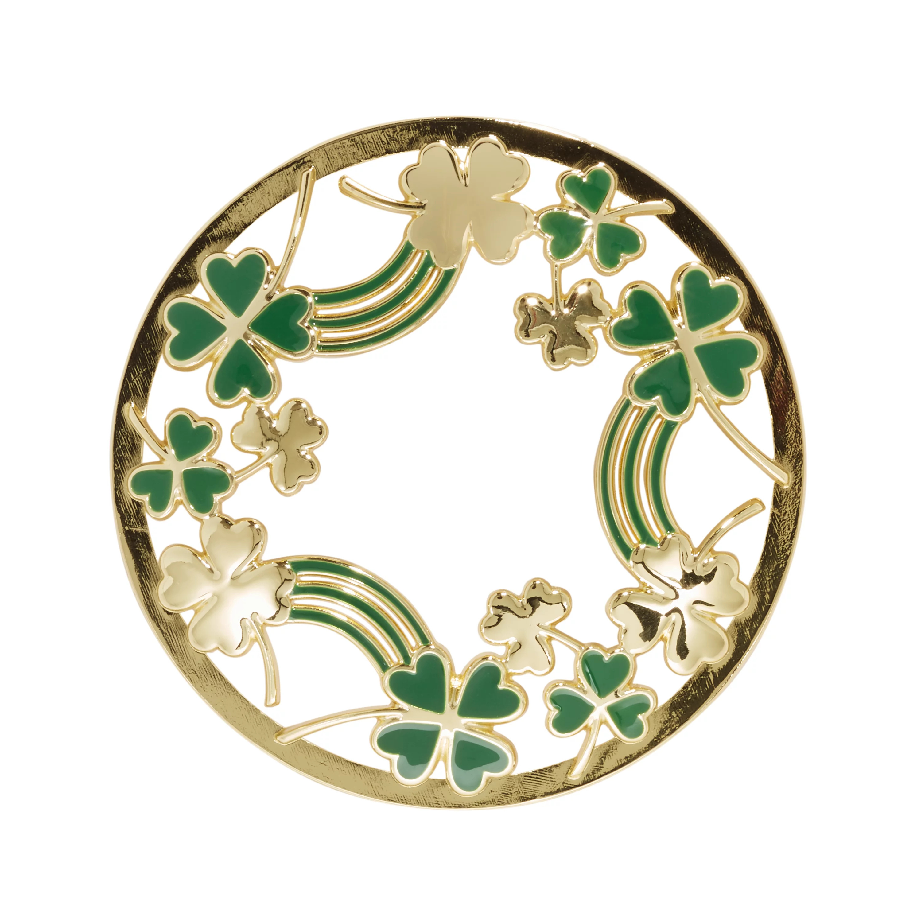 Shamrocks Metal Topper