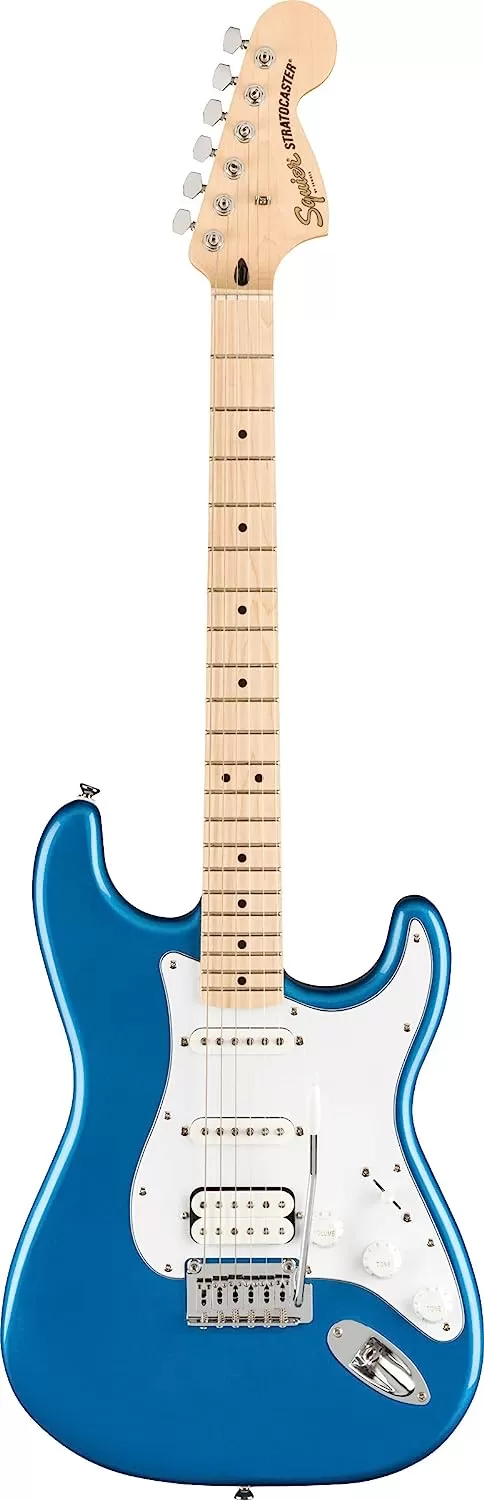 Fender Squier Stratocaster - Sunburst Bundle with Frontman 10G Amp, Gig Bag, Instrument Cable, Tuner, Strap, Picks, Fender Play Online Lessons, Instructional Book, and Austin Bazaar Instructional DVD