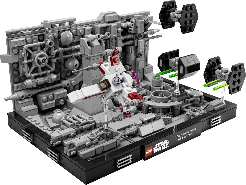 STAR WARS DEATH STAR TRENCH RUN DIORAMA 75329 BUILDING KIT