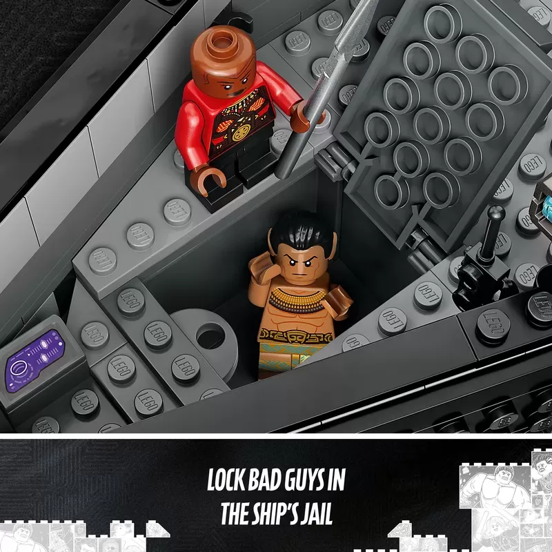76214 SUPER HEROES BLANK PANTHER WAR ON THE WATER