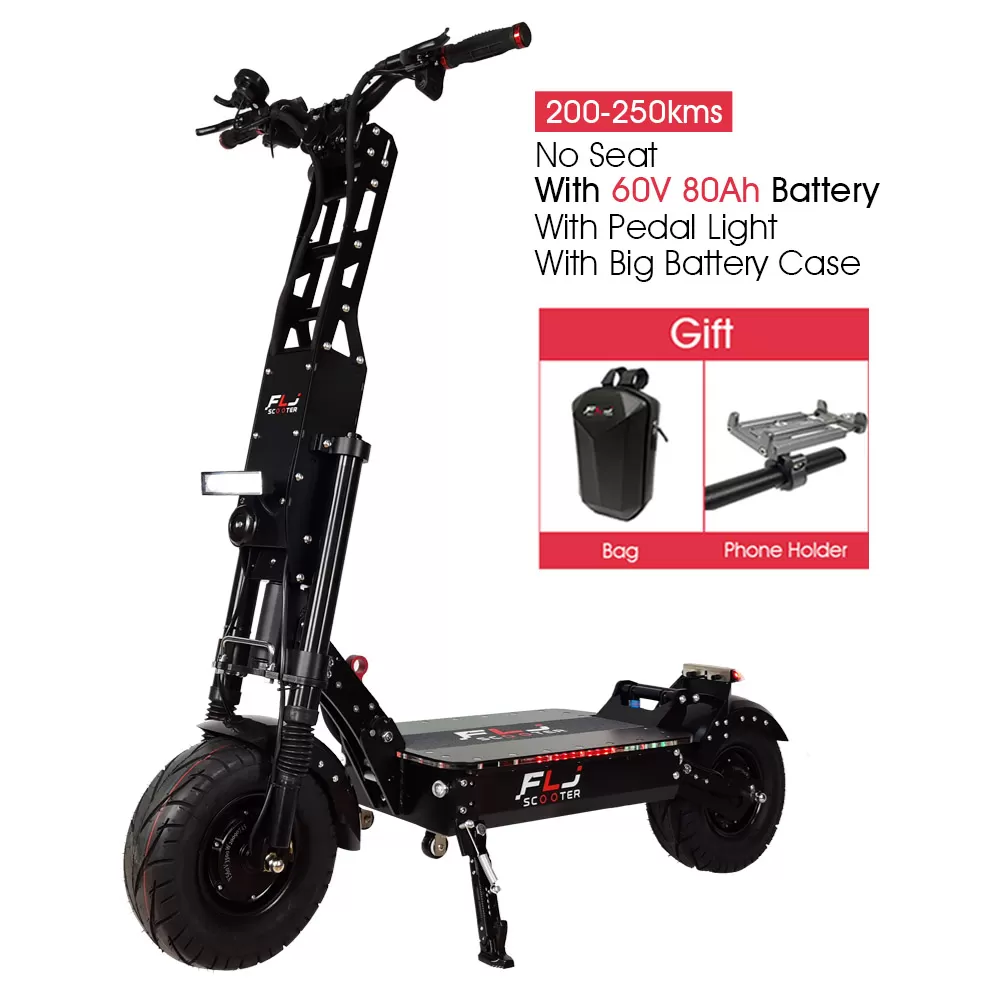 (ð¥Limited Time Sale) K6 6000W all terrain Fat wheels dual motor electric scooter with Max Speed 53MPH