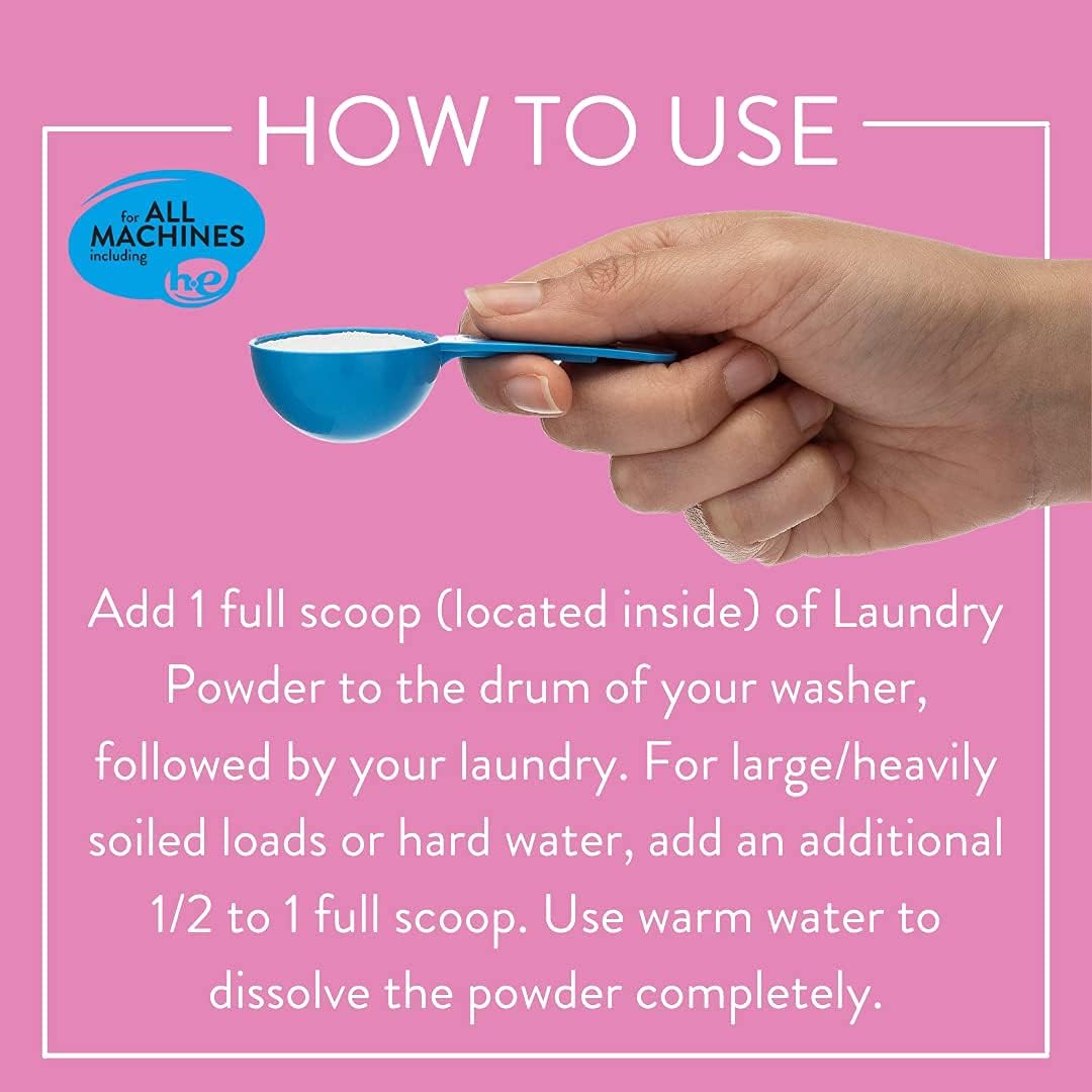 Molly's Suds Original Laundry Detergent Powder | Natural Laundry Detergent Powder for Sensitive Skin | Earth-Derived Ingredients, Stain Fighting | 120 Loads (Citrus Grove)