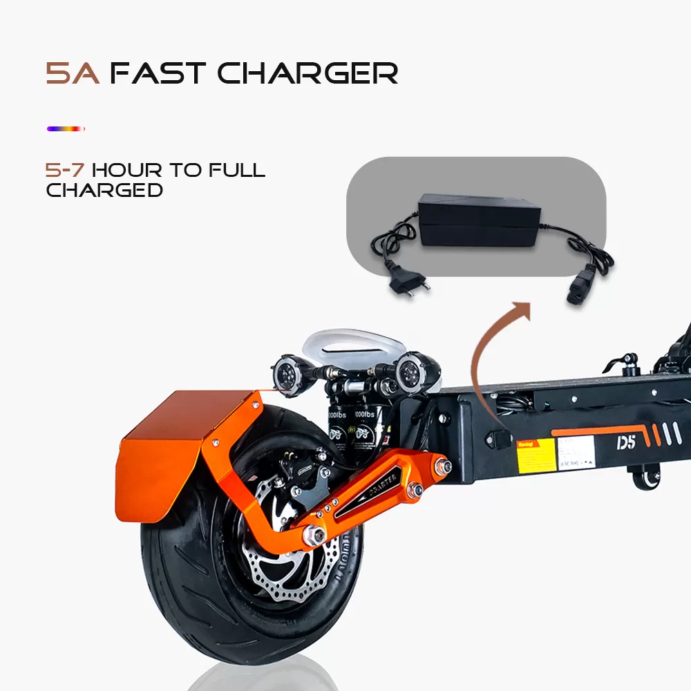 Latest Obarter D5 5000W Electric Scooter wtih 12inch Fat Tire On road Removeable battery kickscooter electric bike e scooters