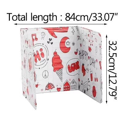 Aluminum Foldable Kitchen Gas Stove Baffle Plate