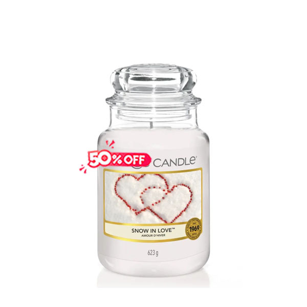 Snow in Love Original Large Jar Candle