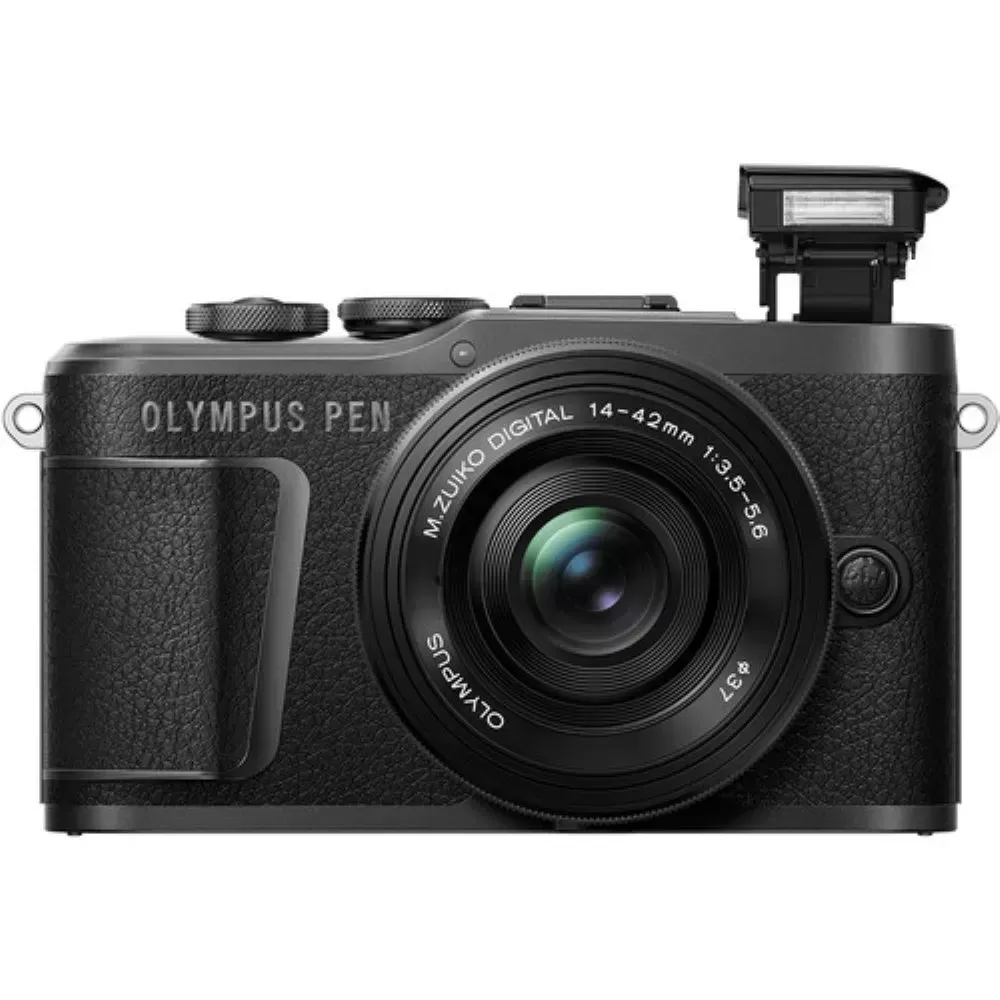 Olympus PEN E-PL10 Mirrorless Digital Camera with 14-42mm Lens | Black