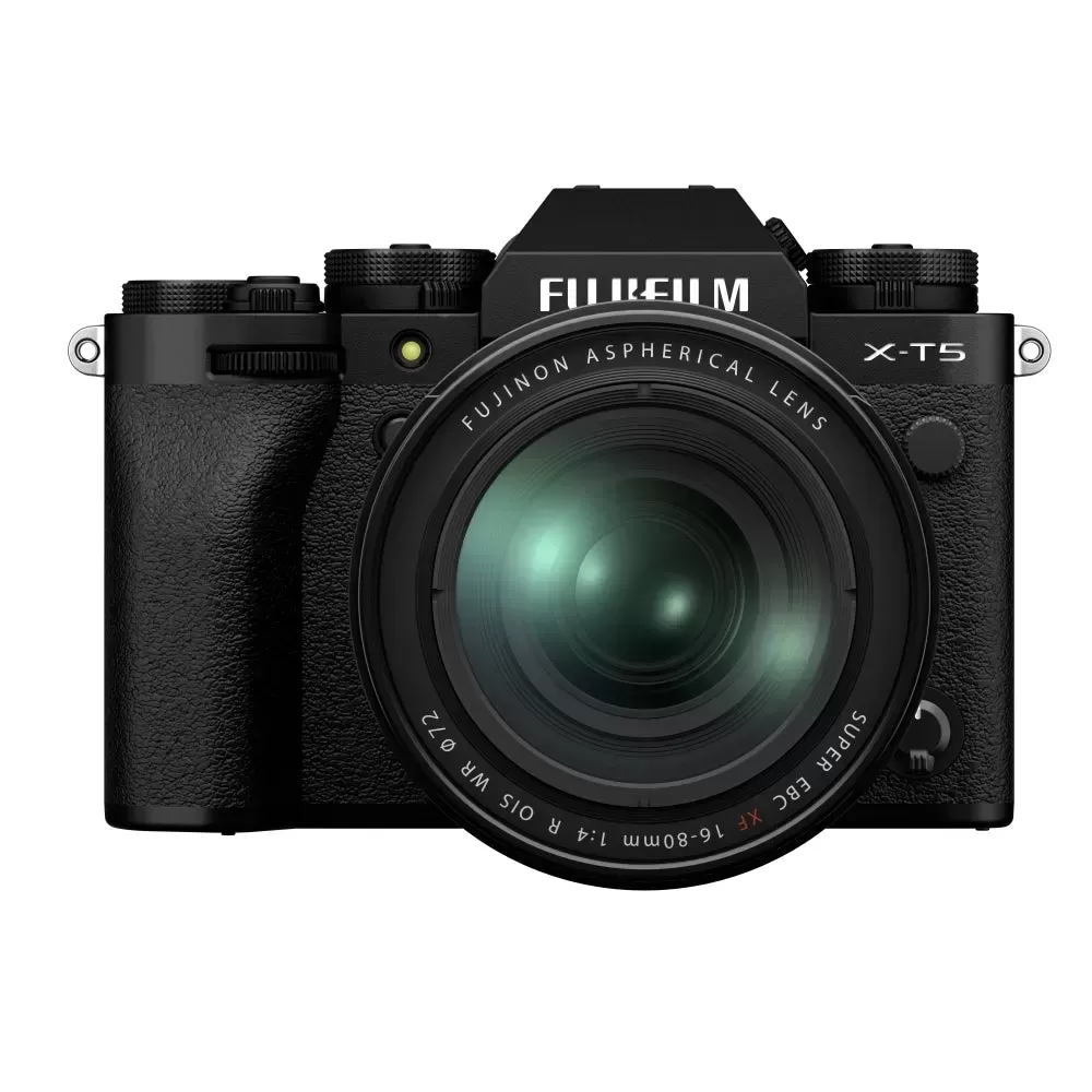 FUJIFILM X-T5 Mirrorless Camera with 16-80mm Lens | Black
