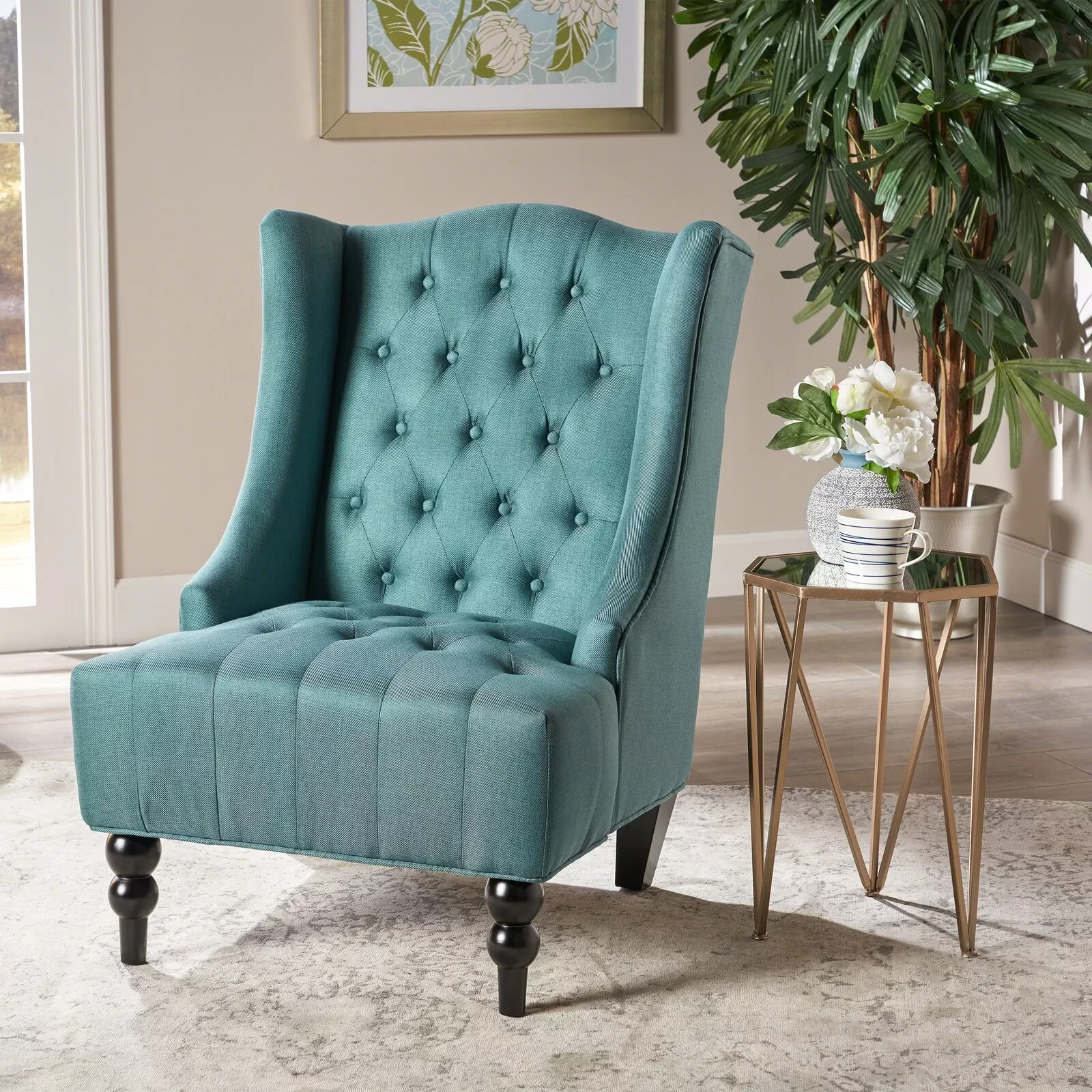 Danni Upholstered Wingback Chair