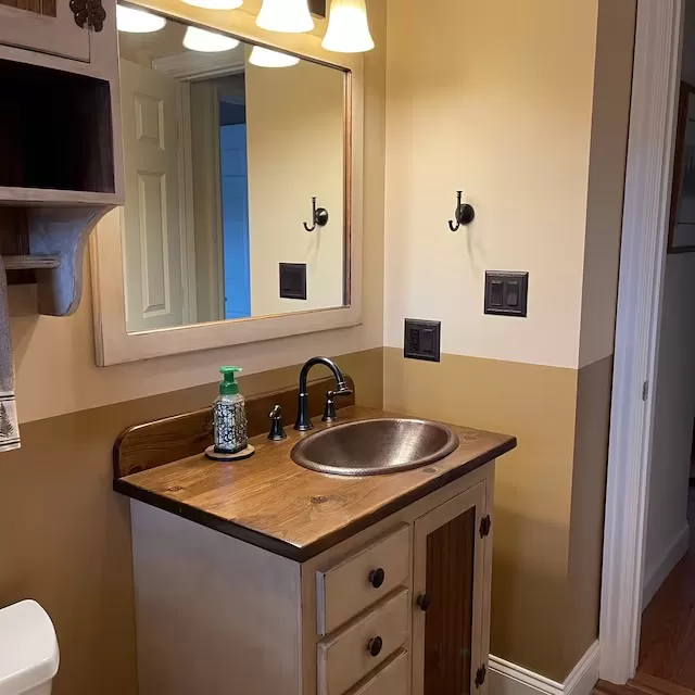 Rustic Farmhouse Vanity - Copper Sink - 42