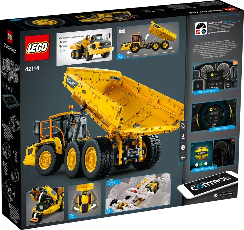 42114 TECHNIC 6X6 VOLVO ARTICULATED HAULER