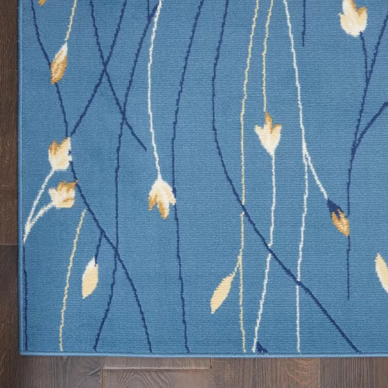 Trumbull Performance Light Blue Rug