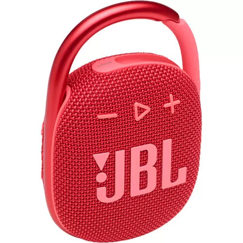 JBL Clip 4 Portable Bluetooth Speaker (Red)