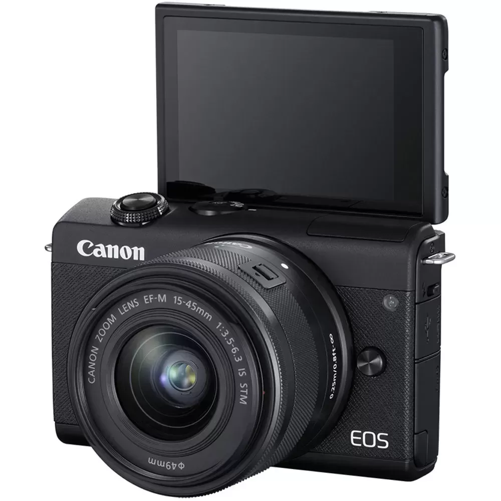 Canon EOS M200 Mirrorless Digital Camera Content Creator Kit | Black