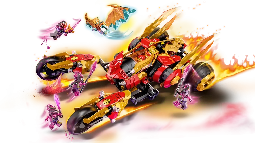 71773 NINJAGO KAI'S GOLDEN DRAGON RAIDER